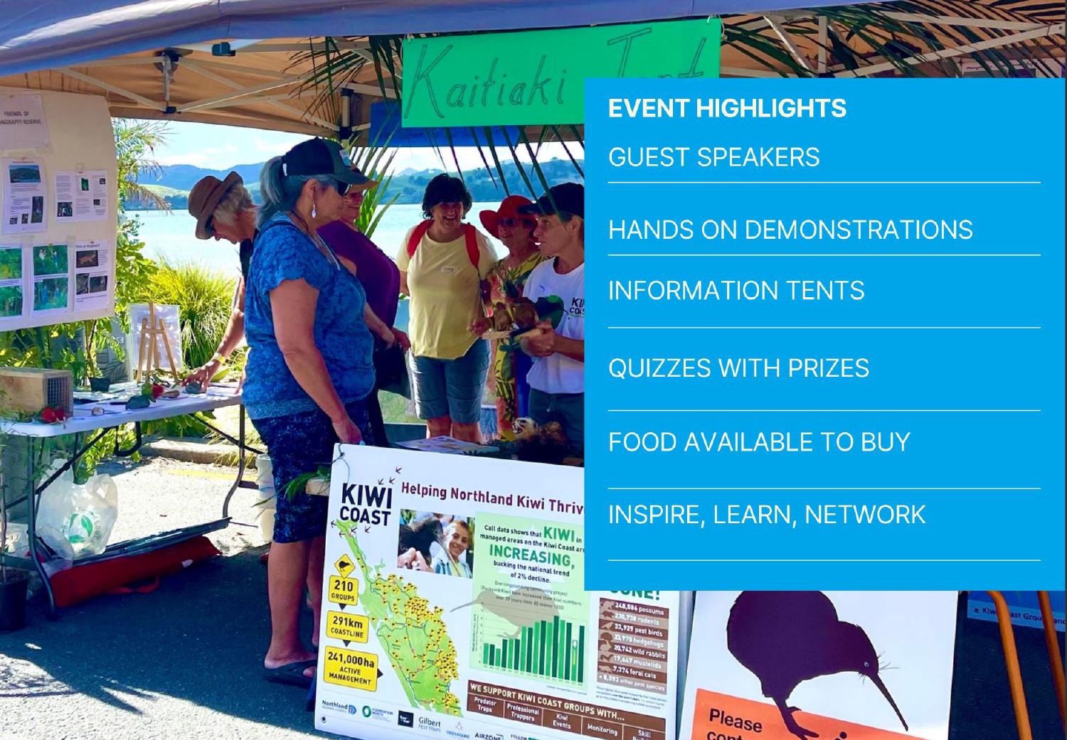 Kaitiaki tent at Maunganui Festival